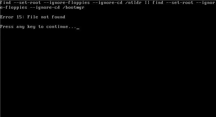U盘重装提示error15如何解决