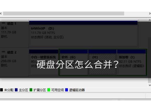 电脑硬盘分区怎么合并?