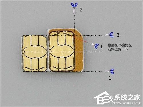 手机卡剪卡教程分享 新旧SIM卡剪成Nano卡的方法