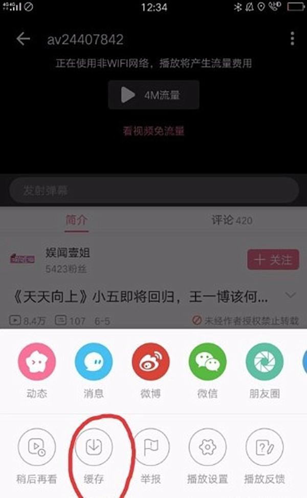 哔哩哔哩app怎么下载视频?