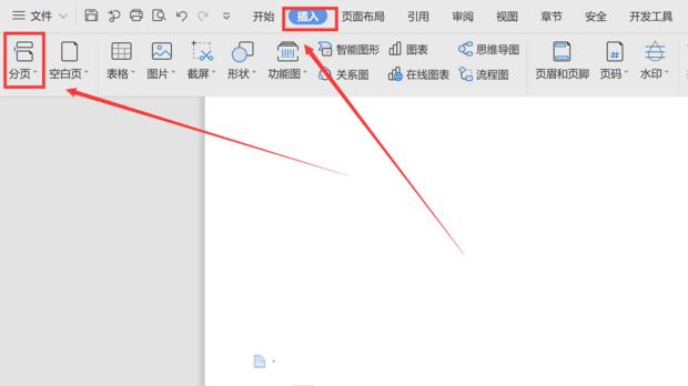 wps页面设置横向怎么单独设置一张?