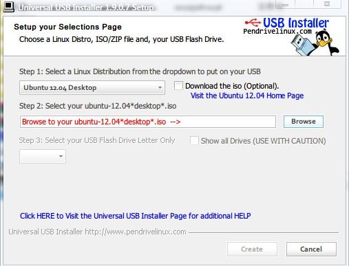 Universal USB Installer 怎么使用?