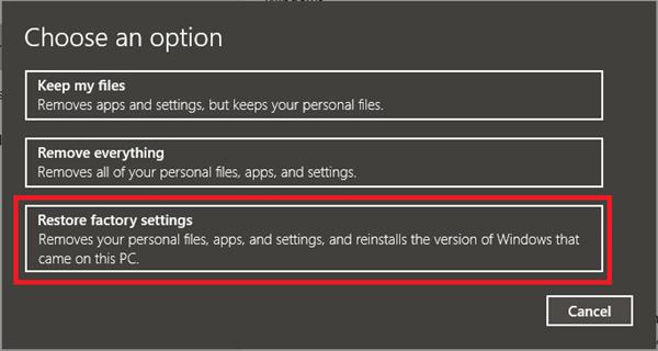 华硕Win10怎么强制恢复出厂设置？
