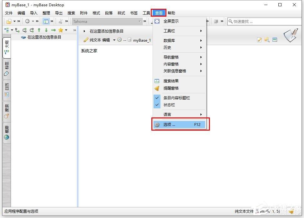 mybase Desktop Pro如何显示标签条目的图标?