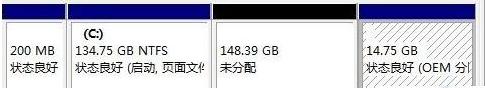 Win7旗舰版磁盘未分配空间无法新建分区怎么回事？