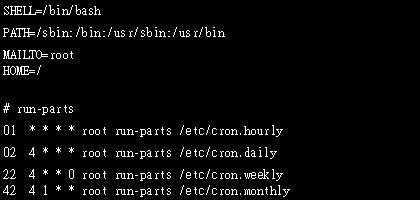 Linux下的crontab定时执行任务命令详解