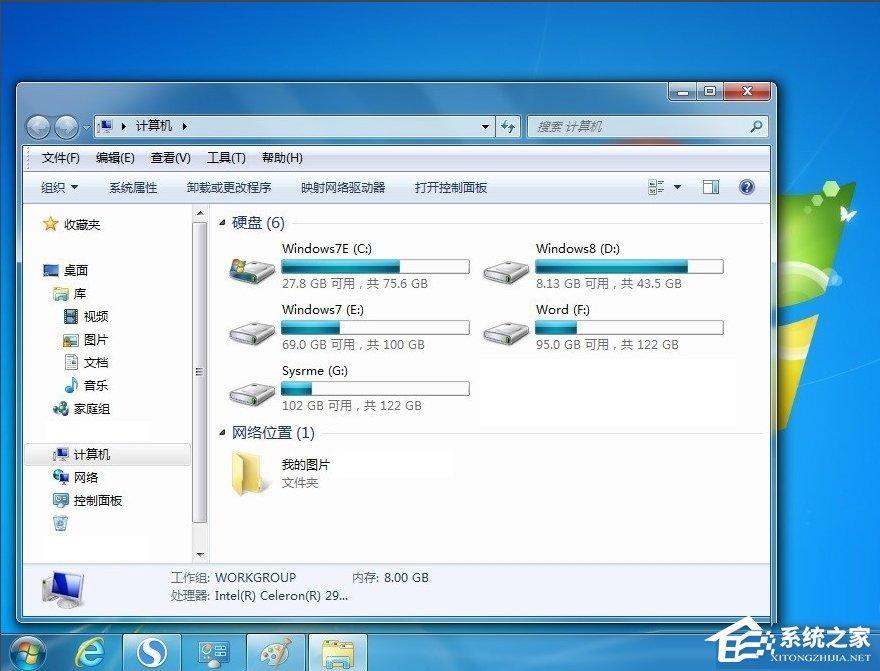 Win7系统怎么更改库图标?