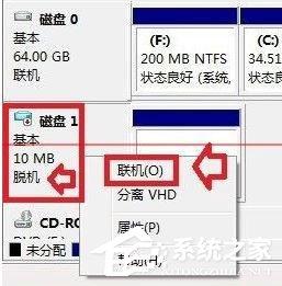 Win10组双硬盘时提示&ldquo;磁盘脱机 发生签名冲突&rdquo;怎么解决？