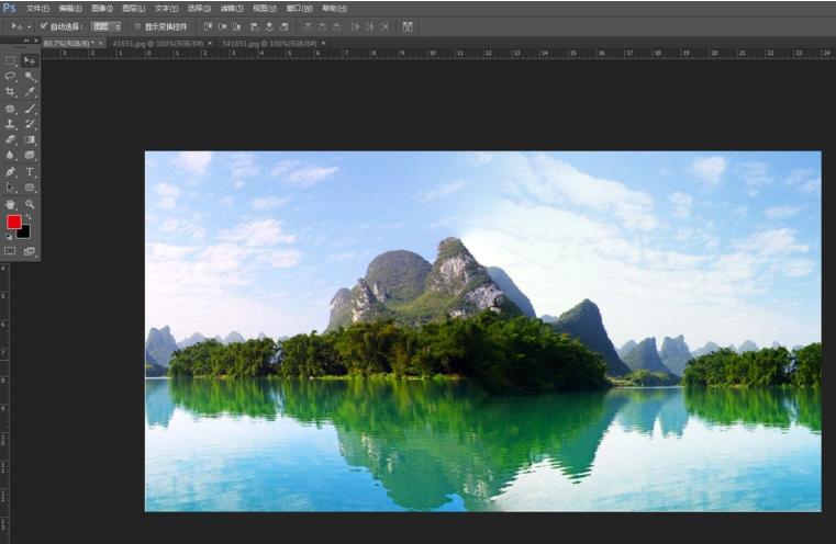ps怎么无缝拼图 用ps拼接两张图片的教程