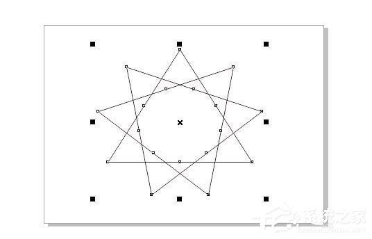 CorelDraw X4怎么给图形上色？给图形上色的操作步骤