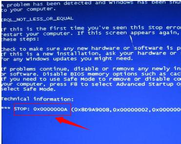 Win10系统电脑蓝屏0x0000000A怎么办？电脑蓝屏代码0x0000000A解决方法