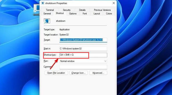 Win11如何设置快捷键关机？Win11设置快捷键关机的方法