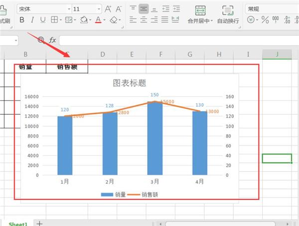 WPS如何制作双坐标图表?WPS制作双坐标图表方法