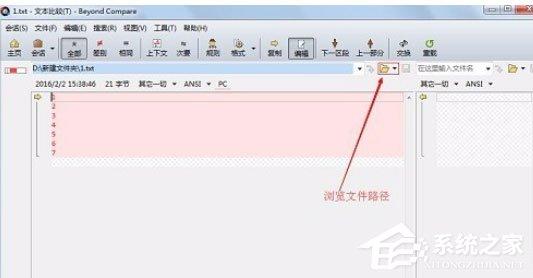 Beyond Compare怎么进行文本比较？进行文本比较的操作步骤