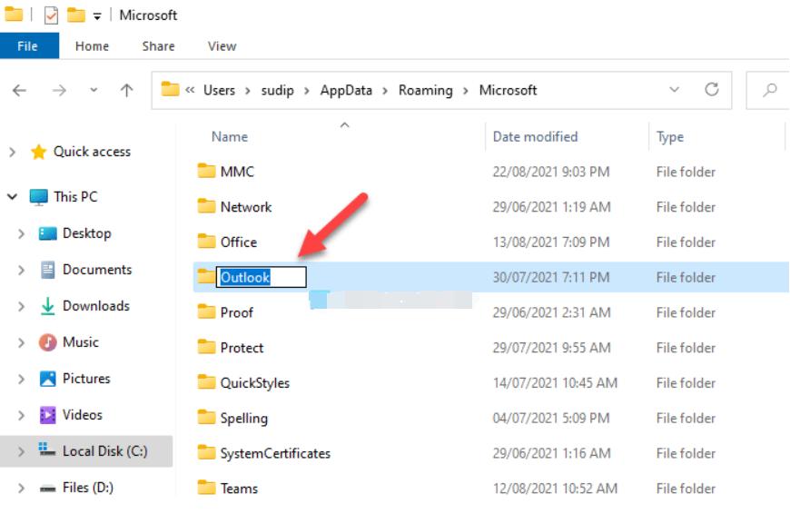 Win11中使用Outlook时错误代码0x80190194-0x90019怎么办？