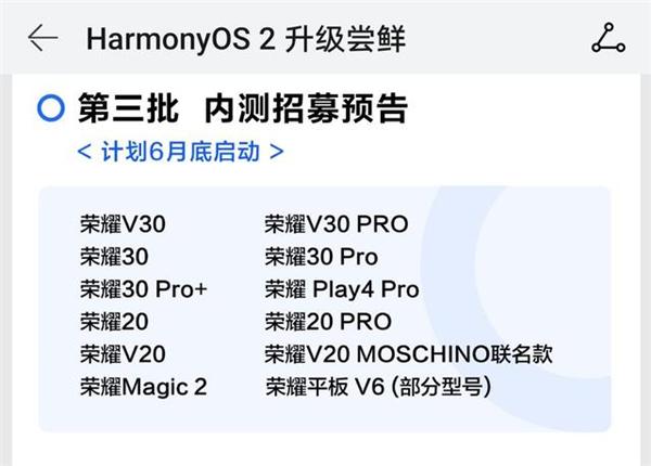 荣耀手机什么时候更新鸿蒙系统呢？荣耀手机更新鸿蒙时间一览