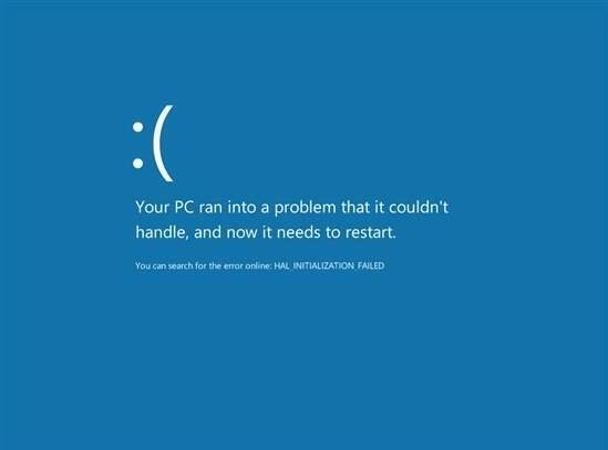 Win10专业版出现【你的电脑出现问题需要重新启动】怎么办?