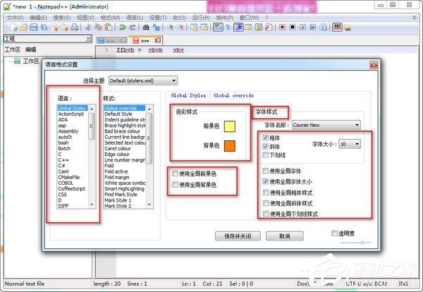 notepad++怎么调整字体大小?notepad++设置字体大小的方法