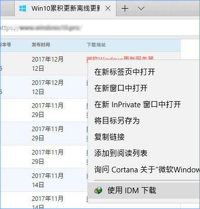 Win10如何为Edge浏览器安装IDM扩展以提高下载速度？