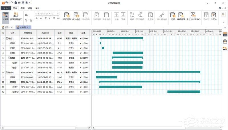 Edraw Project怎么设置甘特图样式?