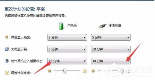 Win7电脑的自动休眠要怎么设置?