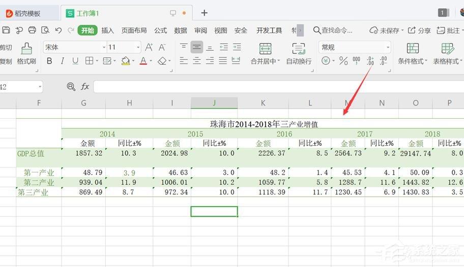 wps表格怎么设置仅套用表格样式？