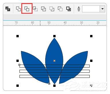 cdr如何绘制阿迪logo?cdr绘制阿迪logo的方法步骤