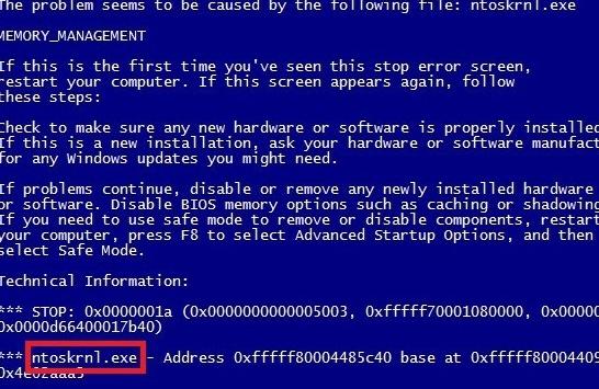 0x0000001a蓝屏代码是什么意思？
