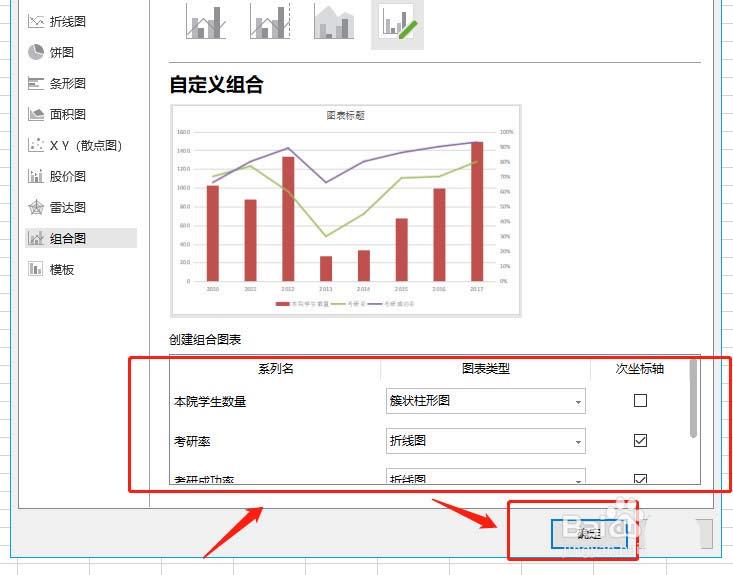 如何使用wps表格制作双轴坐标图