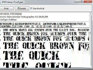 Win7如何快速安装字体？快速安装字体的方法
