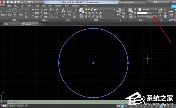 怎么使用AutoCAD 2019显示线宽?AutoCAD 2019显示线宽方法