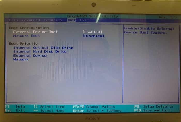 索尼电脑怎么进入bios设置u盘启动?