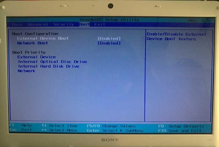 索尼电脑怎么进入bios设置u盘启动?