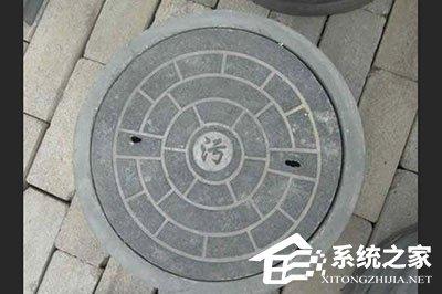 怎么用PS在井盖上涂鸦?用PS在井盖上涂鸦的方法